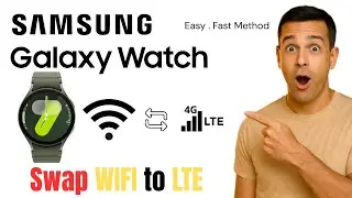 How to Switch from Wi-Fi to Mobile Data on Samsung Galaxy Watch (LTE/eSIM Tutorial)