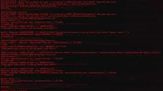 Red Hacker Screen Full HD 60 FPS 1 Hour