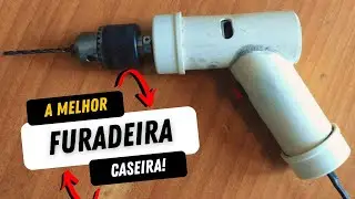 IDEIA GENIAL: aprenda a fazer sua própria furadeira elétrica do zero!