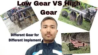 Different Gear shifting for Different Tractor's implement || Tractor videos