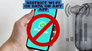 How to BLOCK Internet Access For Specific Apps On Mobile