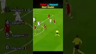 Salah vs Hazard Best Goals! 💀