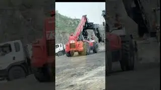 Manitou tyre handle !!Coal mines short video