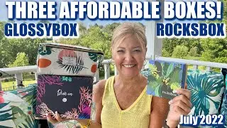 Glossybox & Rocksbox | July 2022 | Opening THREE Affordable boxes!