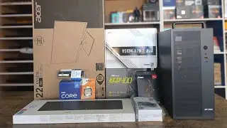 40 K PC BUILD FOR DATA ENTRY I5 10TH GEN 8GB DDR4 RAM  512GB SSD 22INCH IPS MONITOR 