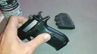 CZ 82 grip upgrade using rubberized under coating