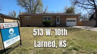 513 W. 10th Larned, KS #clockrealty #larned #ks #kansas #smalltownliving