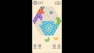 Make Hexa Puzzle 12,000+ score and 7 combo (Invinceble!) iOS/Android