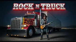 Moody Night Road Drive &ndash; U.S. Long-Haul Truck Experience 🚛🌌