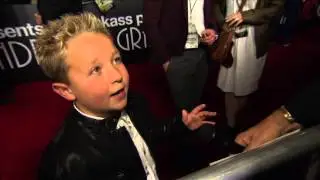 Jackass Presents Bad Grandpa Jackson Nicoll LA Premiere Interview | ScreenSlam