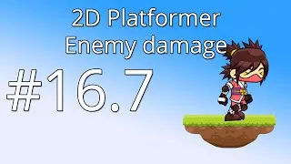 16.7: Unity 5 tutorial for beginners: 2D Platformer - Enemy damage