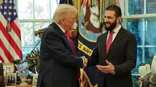 &lsquo;Uncomfortable&rsquo;: Trump&rsquo;s meeting with former al-Qaeda commander turned Syrian President