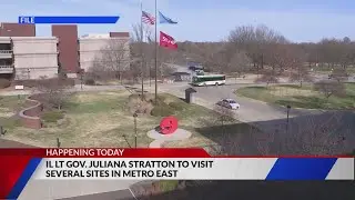Illinois' governor and lieutenant governor visit East St. Louis today