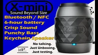 MasterPanda Unboxing08 : X-Mini We Thumbsize Bluetooth Speaker ENGLISH | SOUND TEST