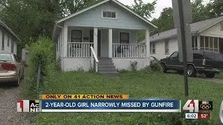 Stray bullet hits 2-year-old girl&rsquo;s bedroom