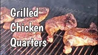Chicken Quarters on the Silverbac Grill