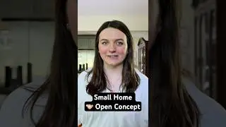 Love open concept for small homes!!!