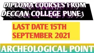 Diploma Courses from Deccan college Pune.