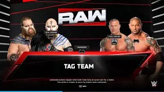 Team Randy Orton Batista Vs Team The War Raiders WWE Universe Mode Rematch WWE 2k25  