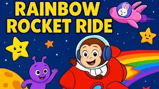 Rainbow Rocket Ride | Fun Space Adventure Rhyme for Kids