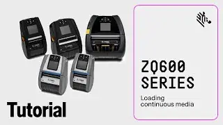 Zebra ZQ600 Series How To: Change the Media Using Continuous Media