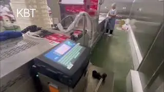 Prepared meat thermoforming vacuum packaging machine