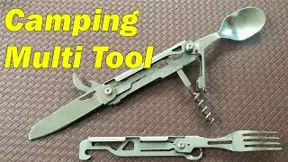 ᐉ Outdoor Camping Cutlery Multi function Knife Fork Spoon