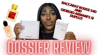 DOSSIER REVIEW | BACCARAT ROUGE 540 AND GIORGIO ARMANI SI DUPES? AMBERY SAFFRON + WOODY FREESIA