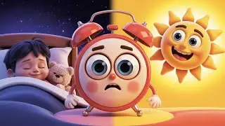 The Shy Alarm Clock’s Morning Adventure ⏰🌞 | Fun Morning Routines for Kids (Ages 3–7)