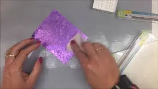 How to Ghost Ink on an Embossed Image