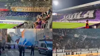 Banik Ostrava Fans & Austria Wien Fans Battle in Generali-Arena | Conference League 