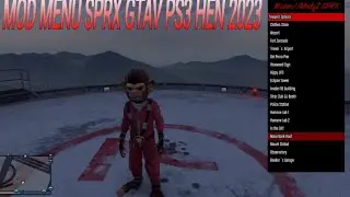 MELHOR MOD MENU SPRX GTAV PS3 HEN 2023