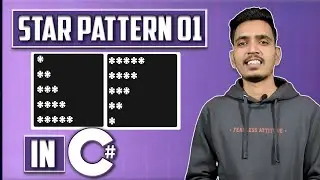 Star Pattern Program in C# sharp