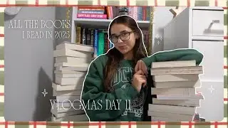 VLOGMAS, день 11: Все книги, которые я прочитаю в 2025 году📚
