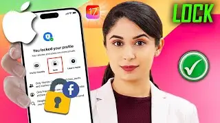 How To Lock Facebook Profile on iPhone 2025 | lock facebook.profile on mobile