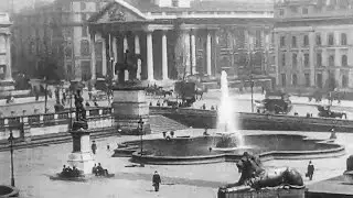 London Street Scenes - Trafalgar Square (1910) | Britain on Film