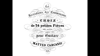 “Les Récréations des Commençans,” Op. 21: Matteo Carcassi (1796-1853)