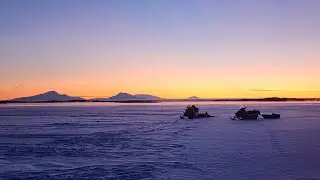 Lake Louise Alaska icefishing | First ice 2023-2024 season | Monster Lake Trout