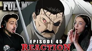 WRATH VS GREED WAS EPIC! Fullmetal Alchemist: Brotherhood Episode 45 REACTION! | 