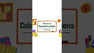 Cebuano Made Easy | Welcome to Our Tutorials with Bisdak Buddy #learnbisaya #travel #cebu #cebuano