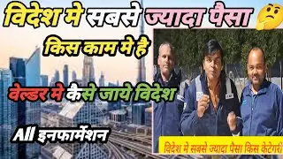विदेश मे सबसे ज्यादा पैसा कोण कमाता है 💸🤔 jan lo सच्चाई  