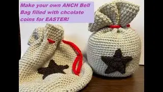 Make Your own ACNH Bell Bag for Easter! #acnh #crochetbag #crochettutorial #crocheting