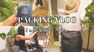 Packing Vlog, 2 weeks in Peru for Master Plant Diet in the Jungle