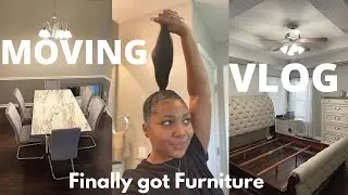 MOVING VLOG 8: FURNITURE is here, FINALLY, Unpacking Bedroom Drawers + Organization