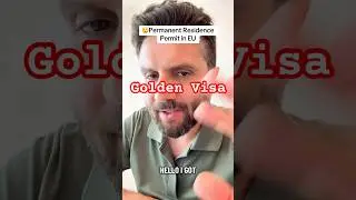 👉Permanent Residence Permit in Europa #goldenvisa #travel