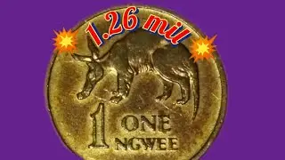 Zambia coin 1 NGWEE