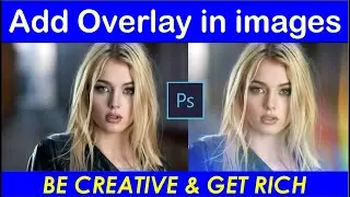 Add Overlay in images in Photoshop - Urdu & हिंदी