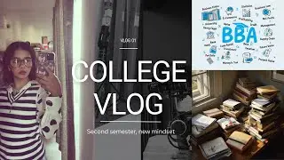 Second Semester, Fresh Start | Back to College Vlog