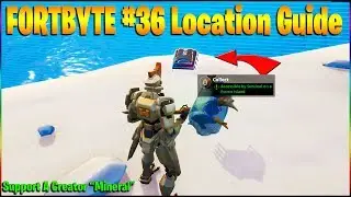 Fortnite Fortbyte #36 Location - Accessible By Sentinel On A Frozen Island (Season 9)