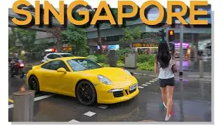 Singapore's Prime Shopping Street - Orchard Road During Moosoon! | Downtown Singapore in 4K
